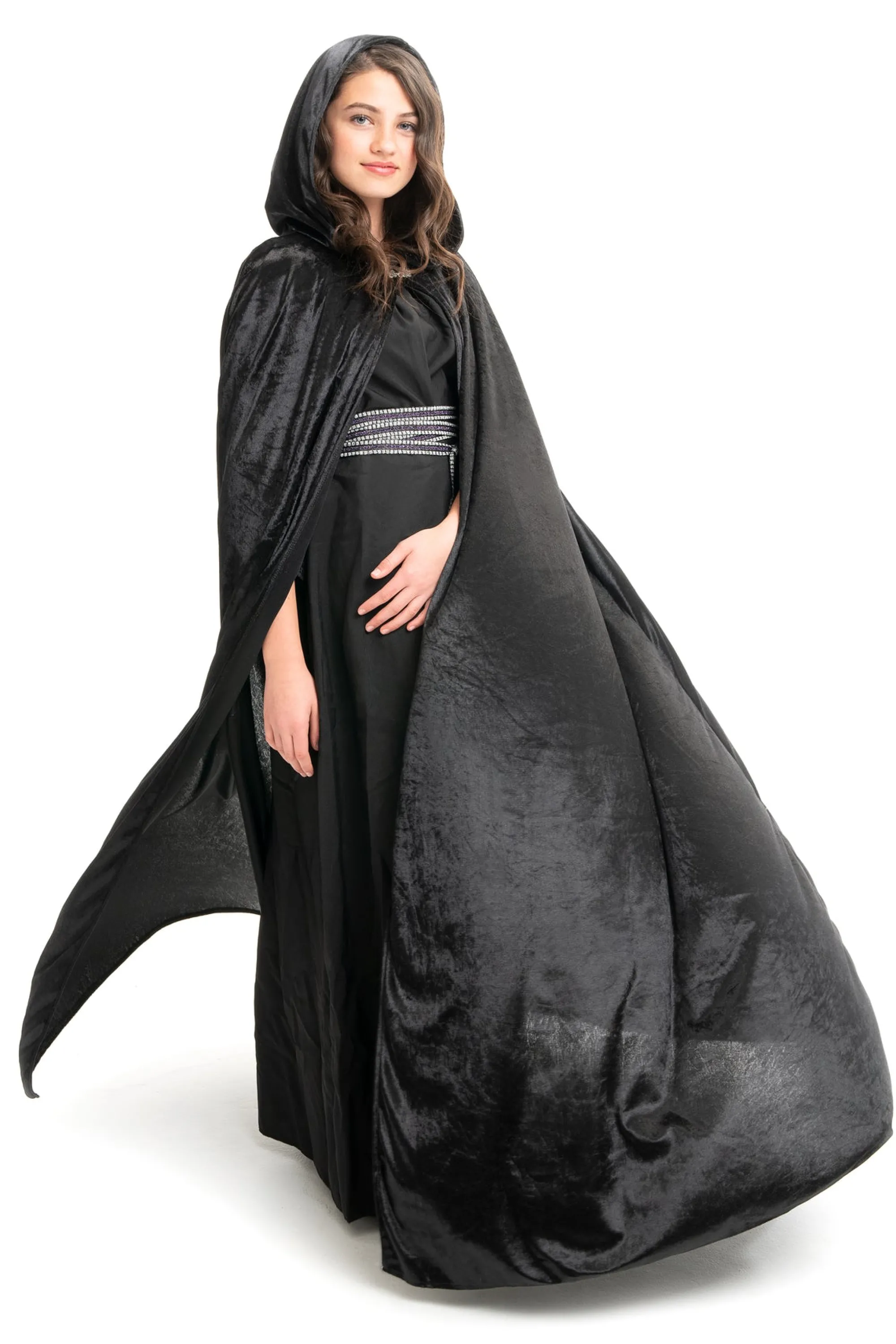 Little Adventures Cloaks>Adult Black Cloak