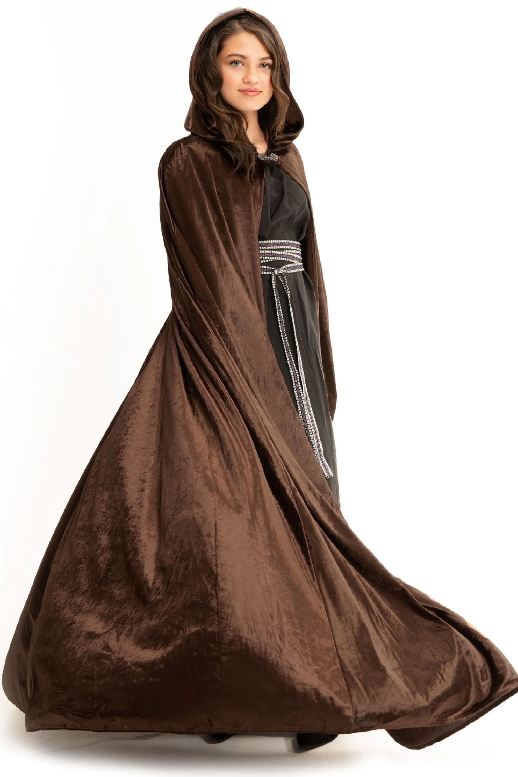 Little Adventures Cloaks>Adult Brown Cloak