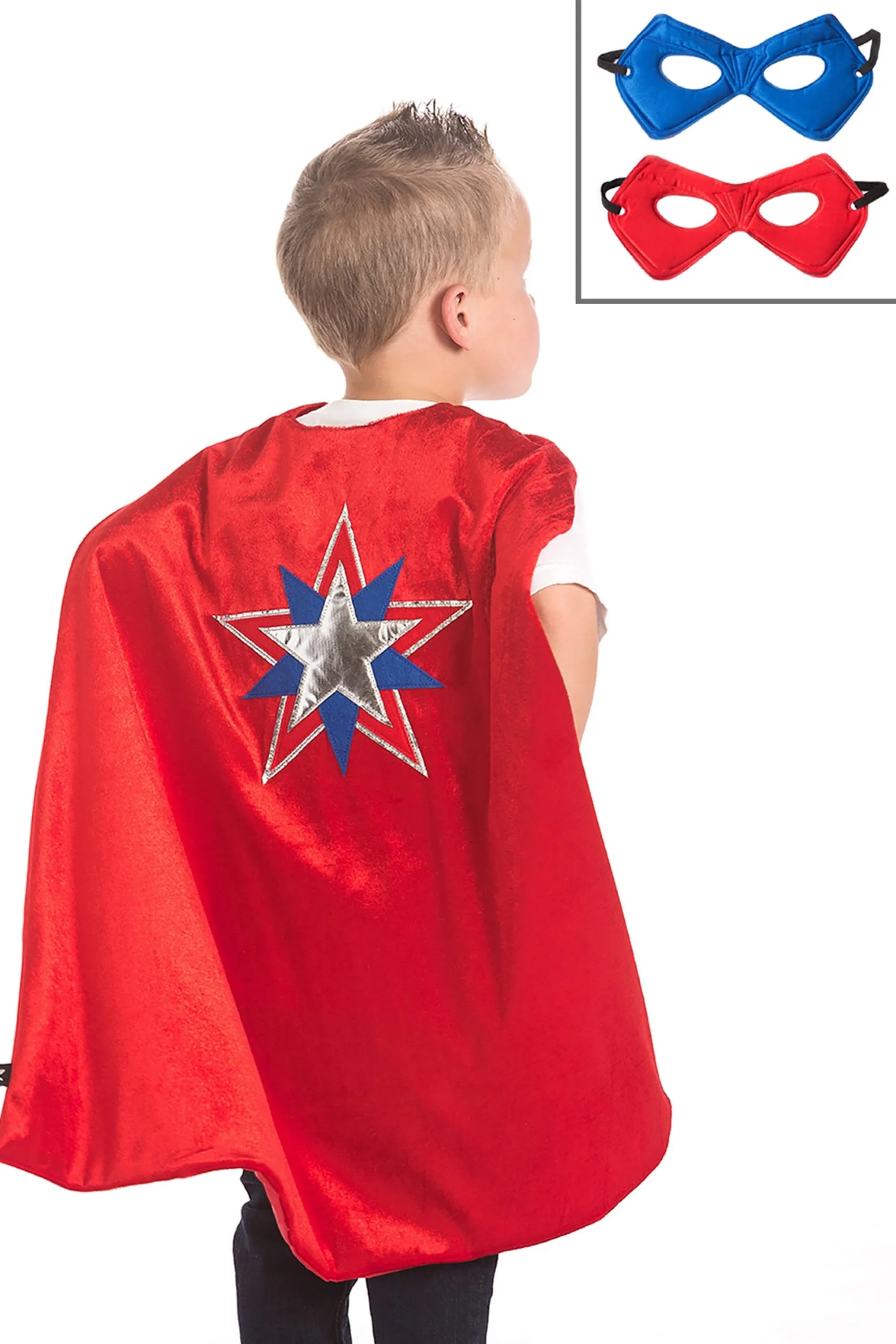 Little Adventures Super Hero>American Hero Cape & Mask Set