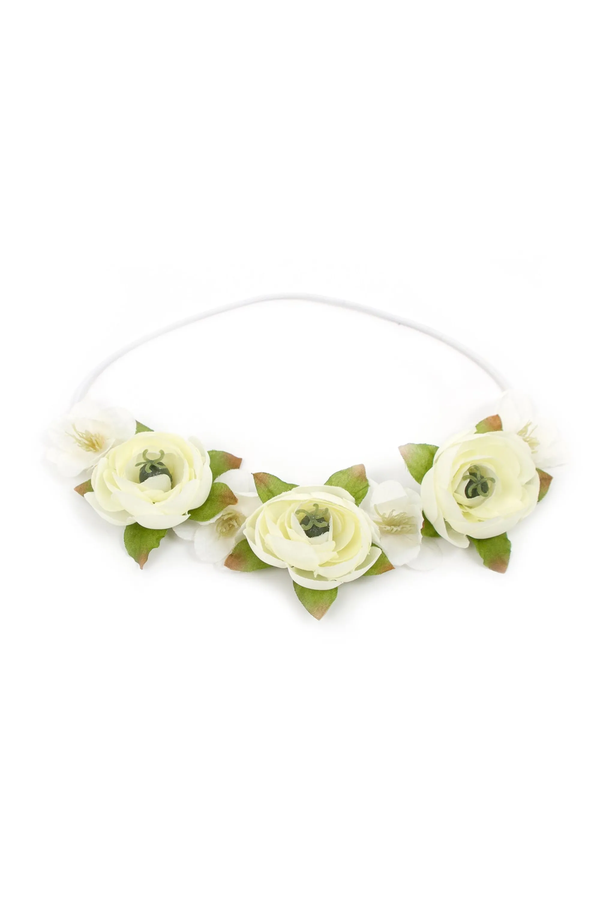 Little Adventures Accessories>Cream Flower Headband