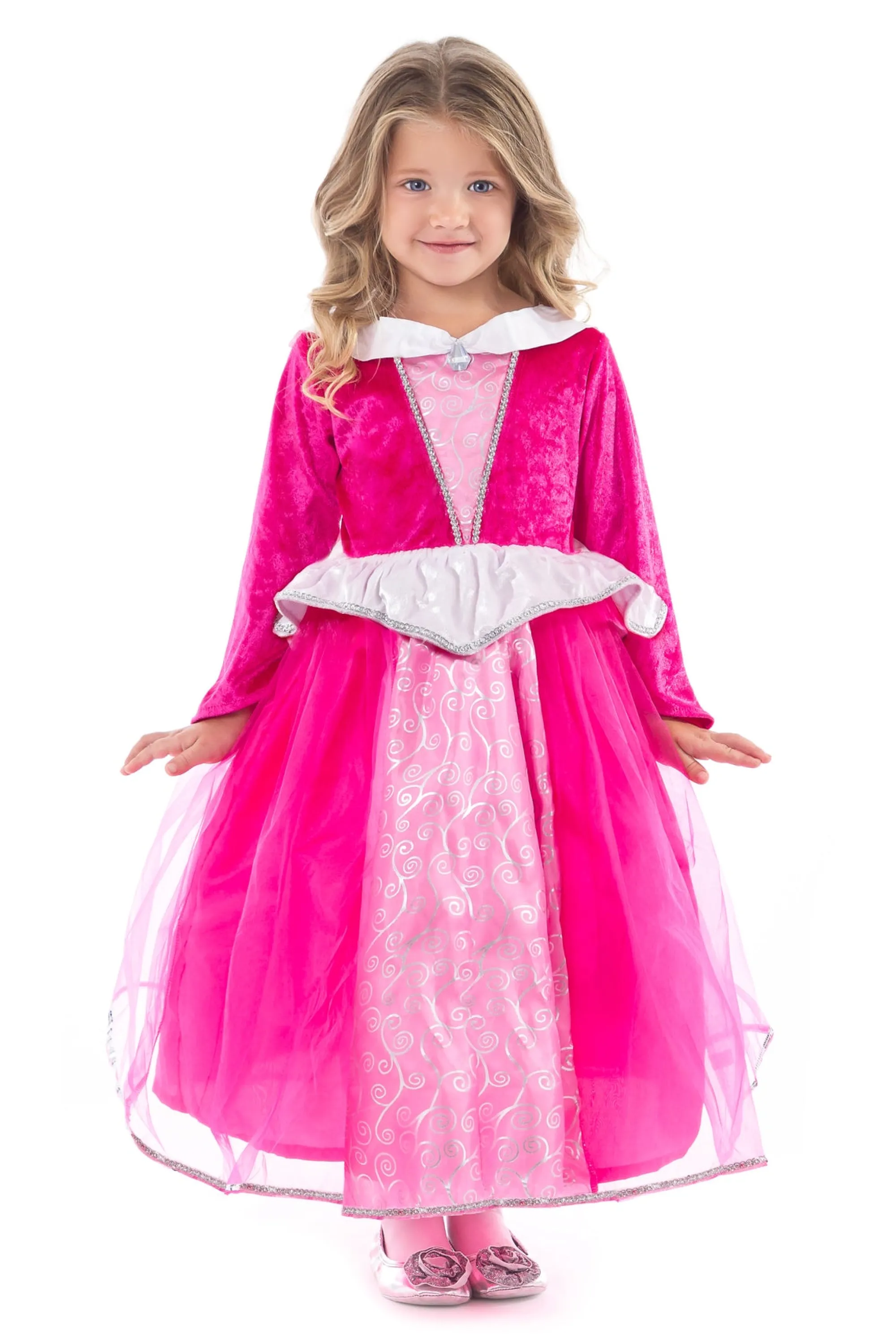 Little Adventures Dresses>Deluxe Sleeping Beauty Pink