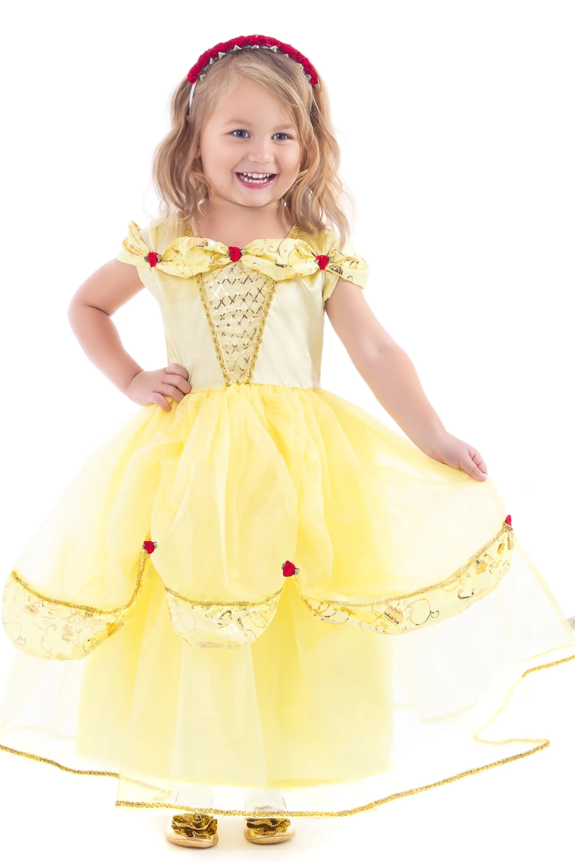 Little Adventures Dresses>Deluxe Yellow Beauty