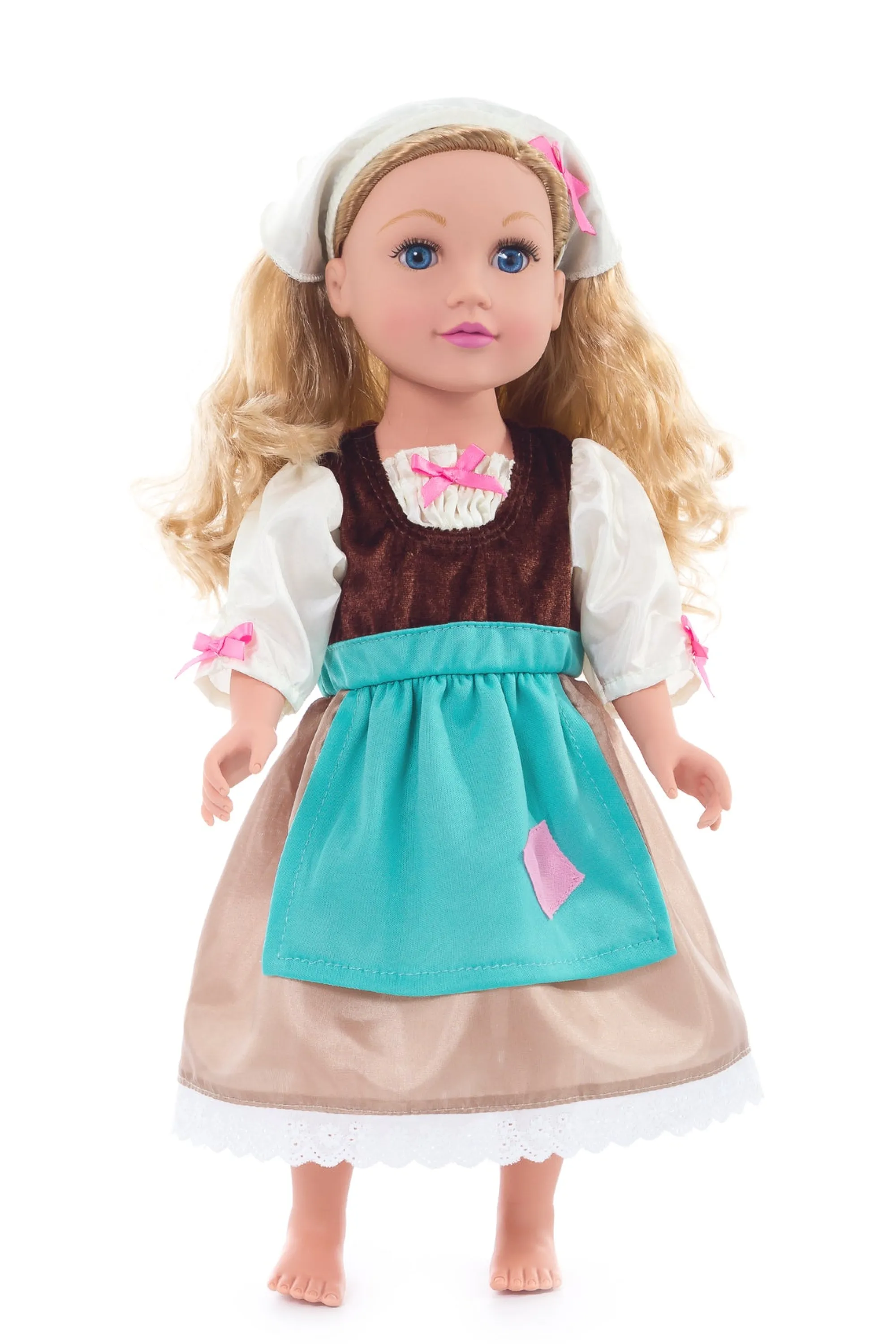 Little Adventures Doll Dress Ups>Doll Dress Cinderella Day Dress