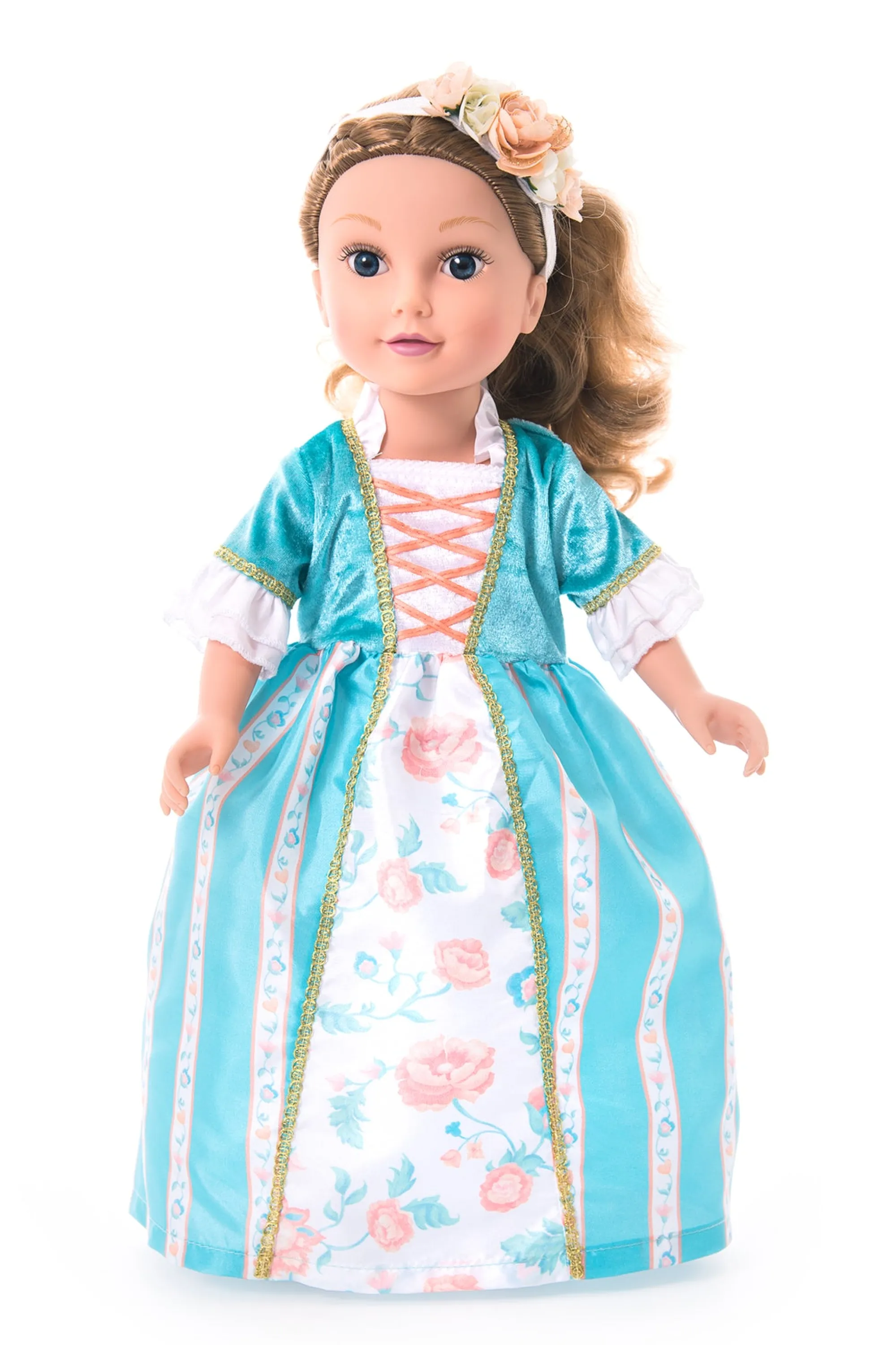 Little Adventures Little Hero Designed Dress Ups>Doll Dress Princess Ava With Headband