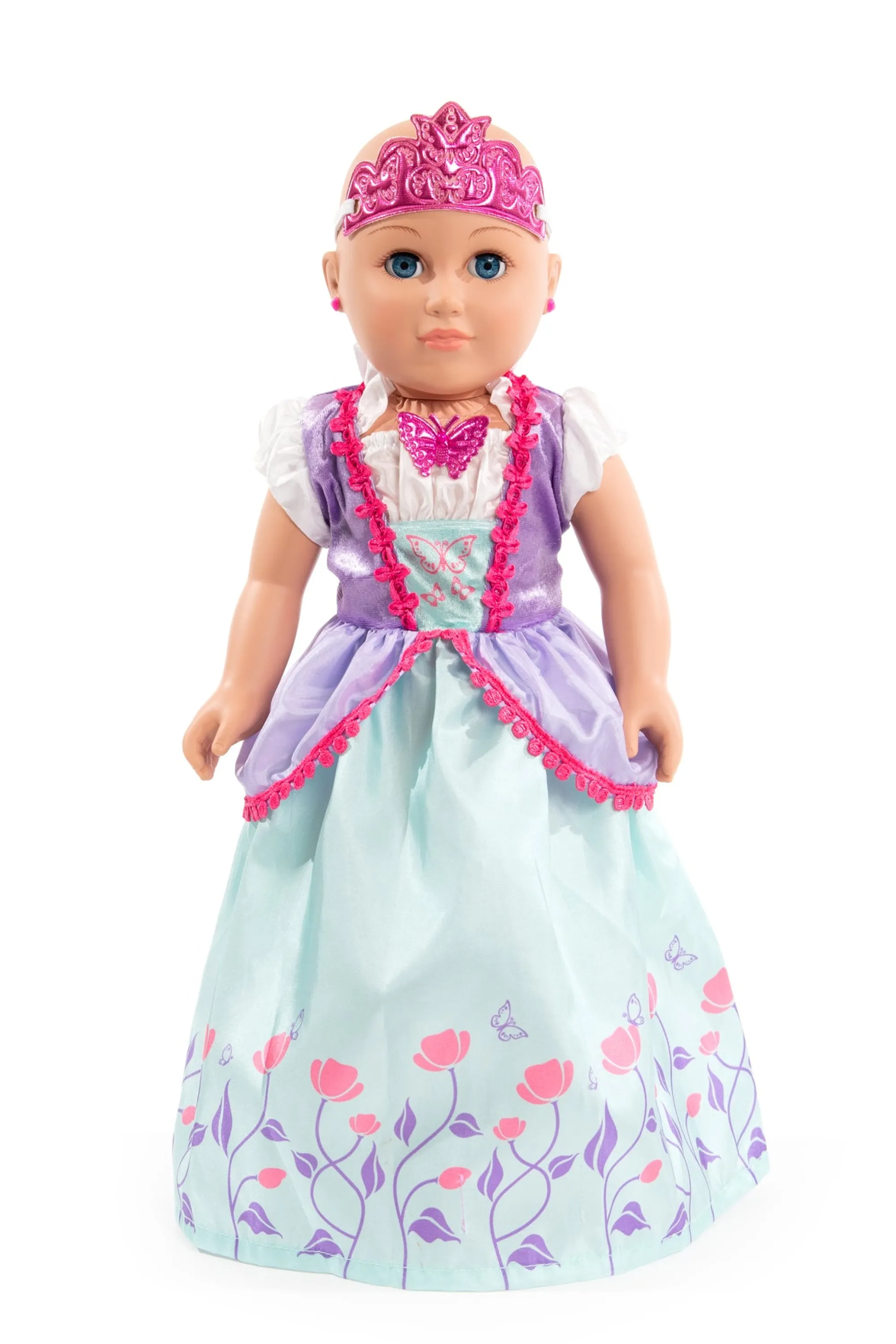 Little Adventures Little Hero Designed Dress Ups>Doll Dress Princess Hallie With Soft Crown