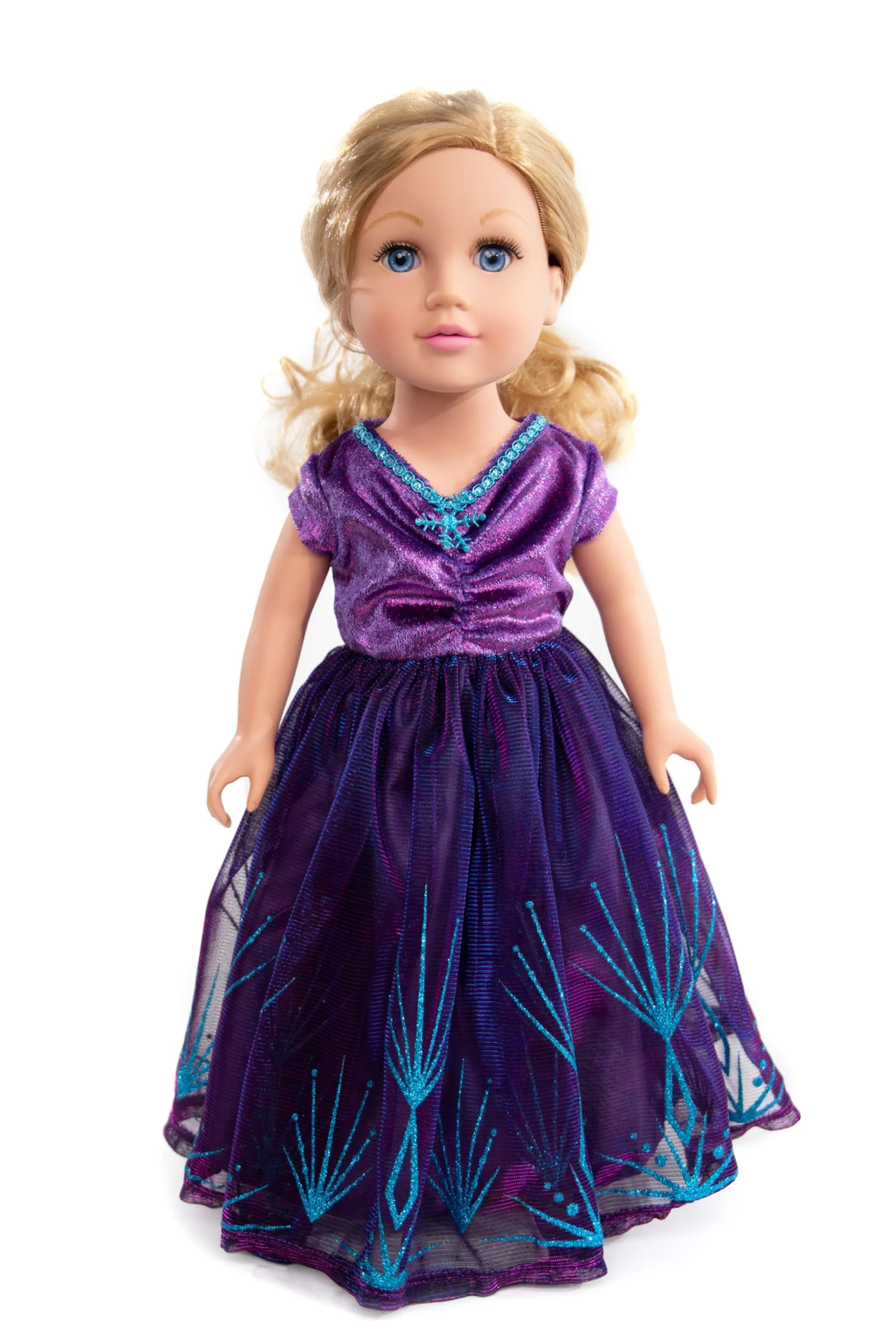 Little Adventures Doll Dress Ups>Doll Dress Purple Ice Princess