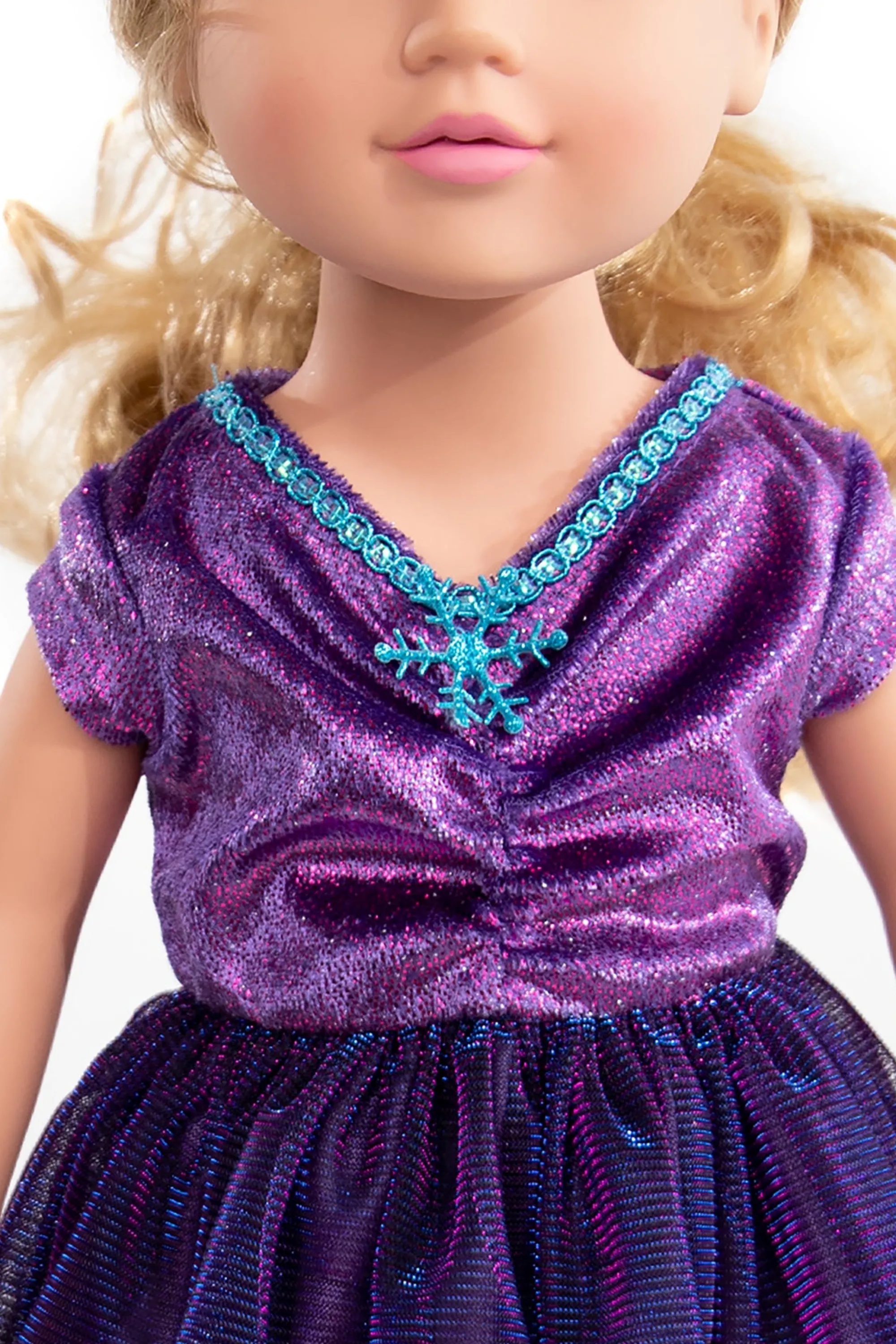 Little Adventures Doll Dress Ups>Doll Dress Purple Ice Princess