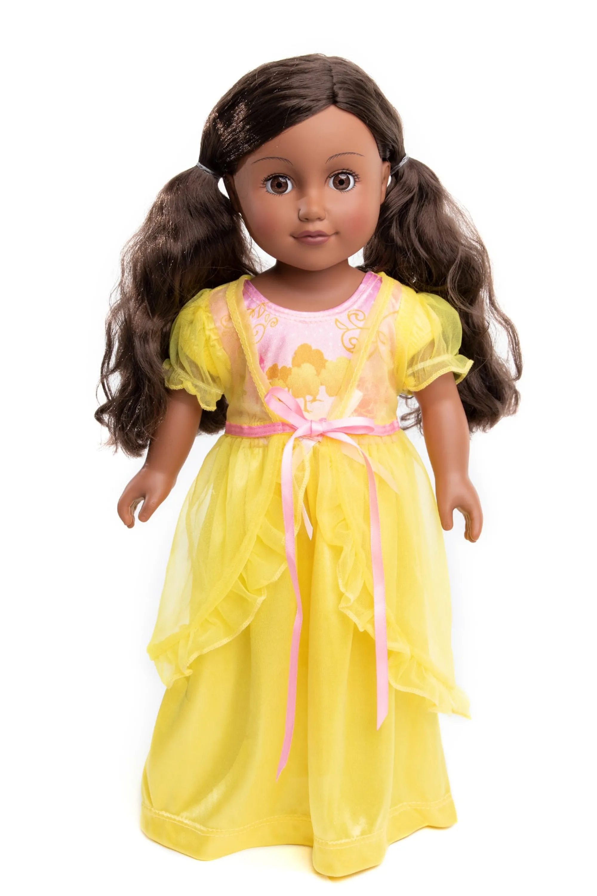 Little Adventures Doll Dress Ups>Doll Nightgown Yellow Beauty With Yellow Robe