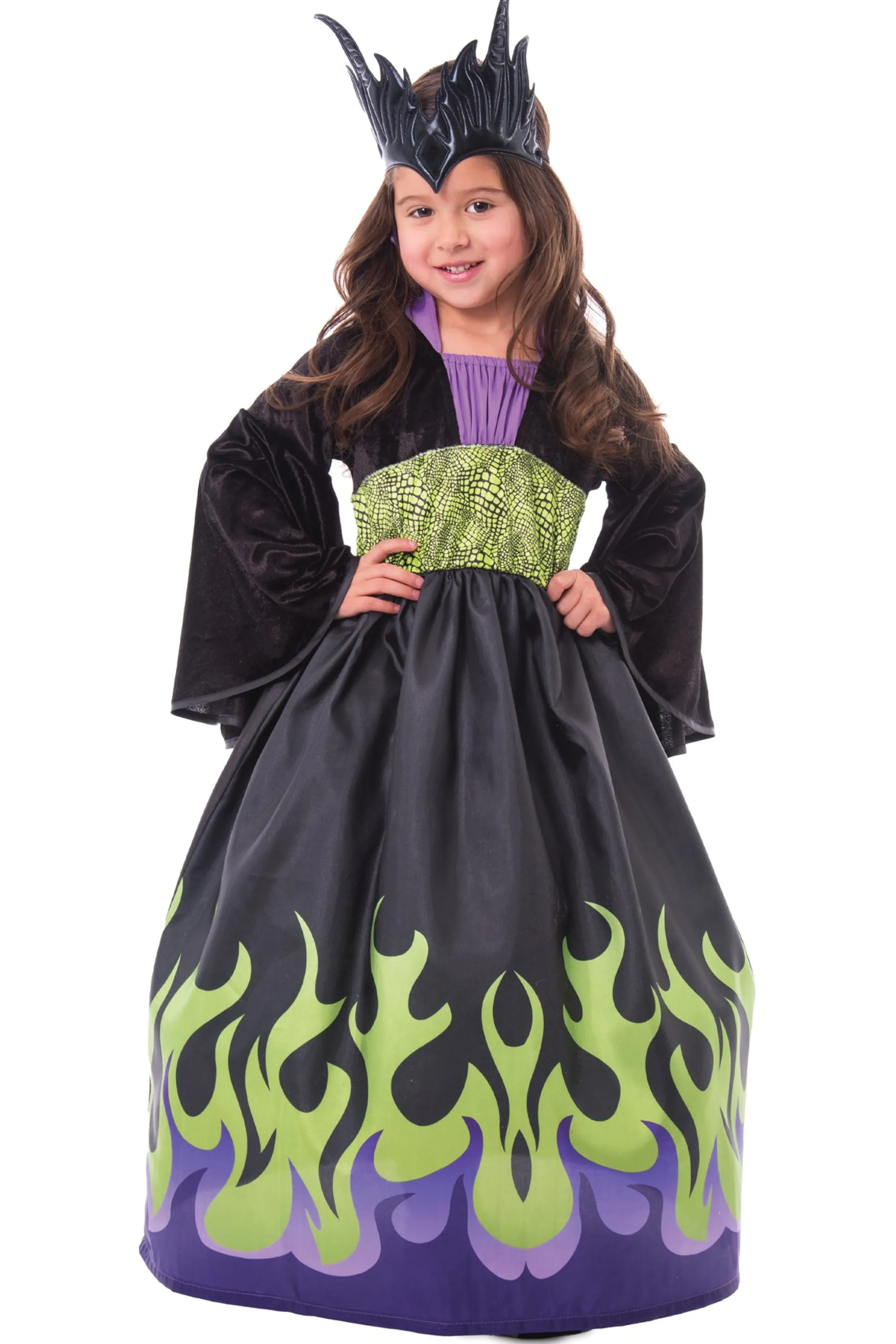 Little Adventures Dresses>Dragon Queen With Soft Crown