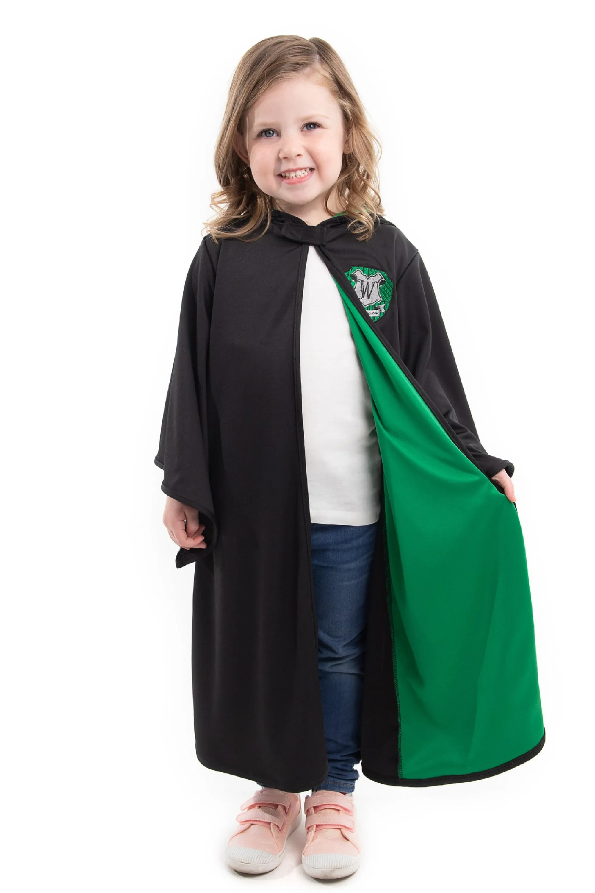 Little Adventures Dress Ups>Green Hooded Wizard Robe