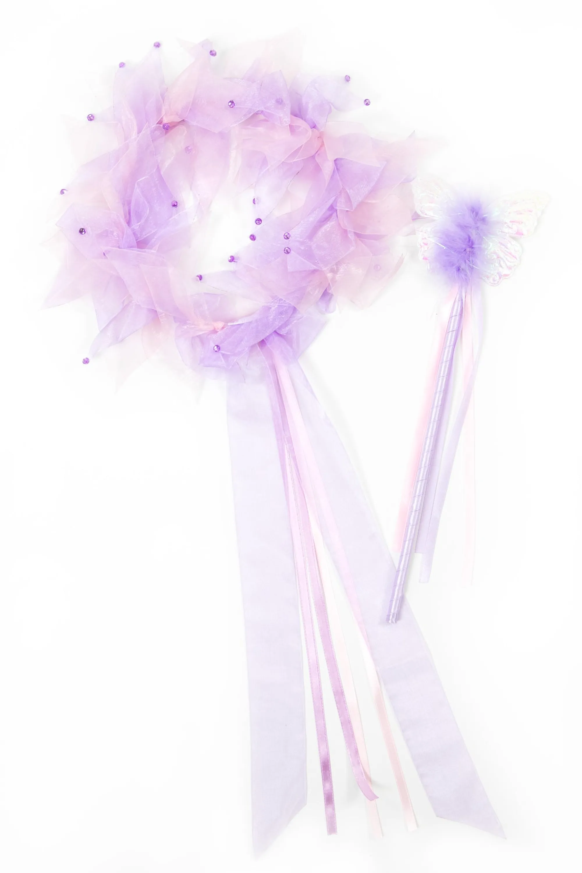 Little Adventures Accessories>Lilac Fairy Halo & Wand