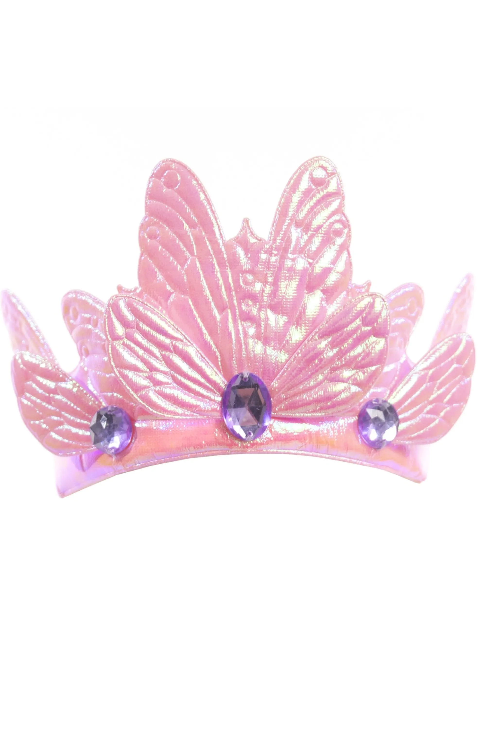 Little Adventures Accessories>Pink Butterfly Soft Crown