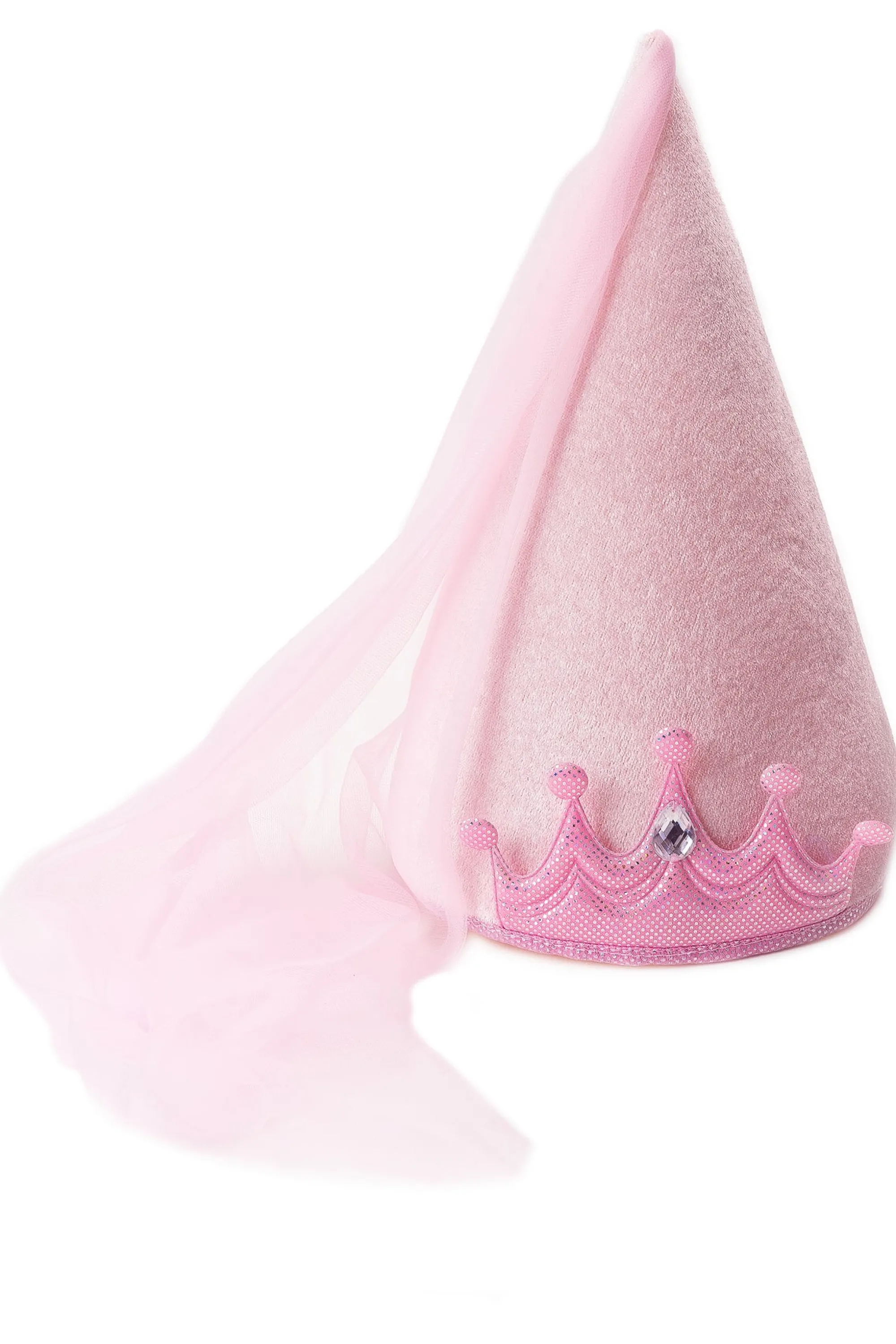 Little Adventures Accessories>Pink Princess Cone Hat