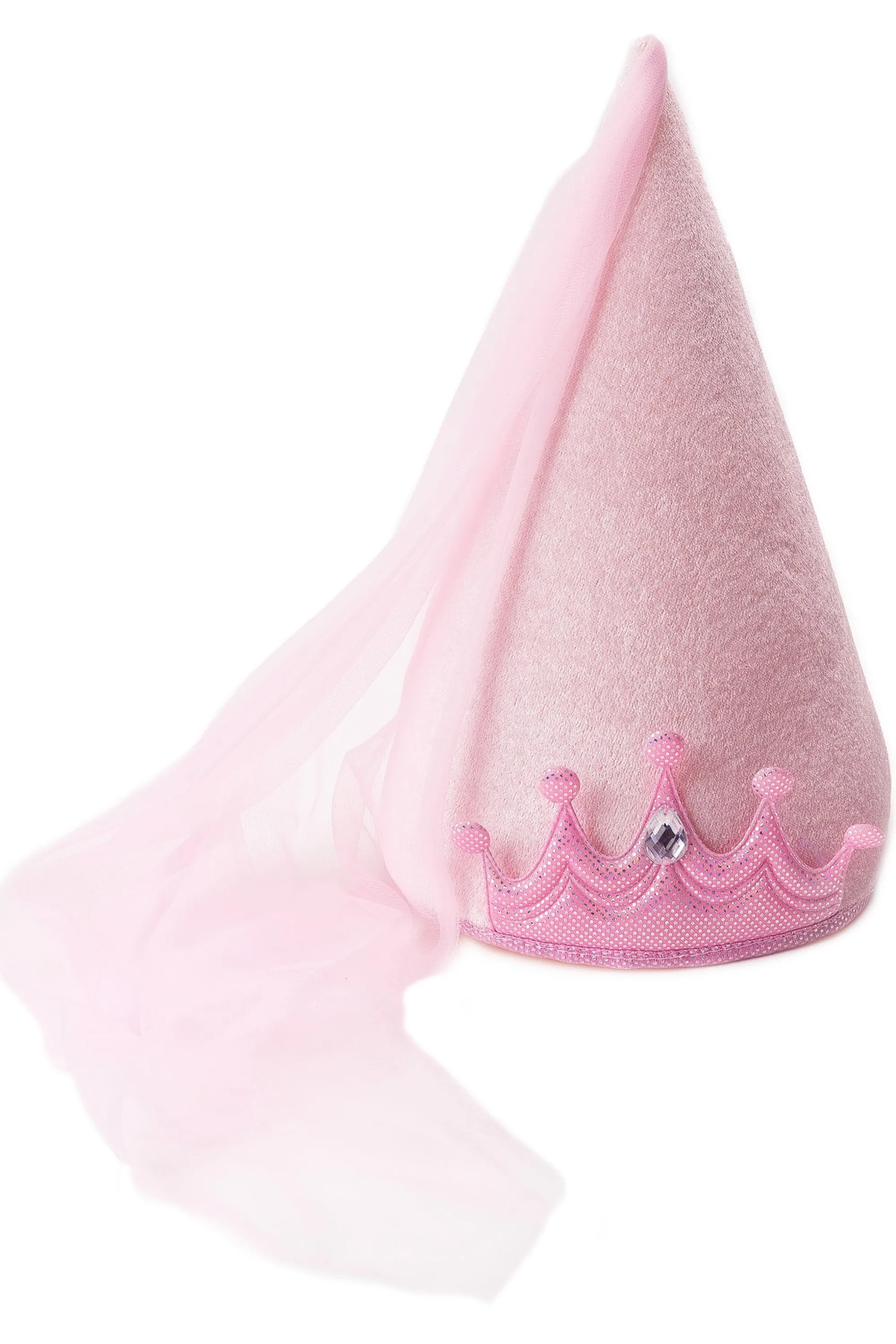 Little Adventures Accessories>Pink Princess Cone Hat