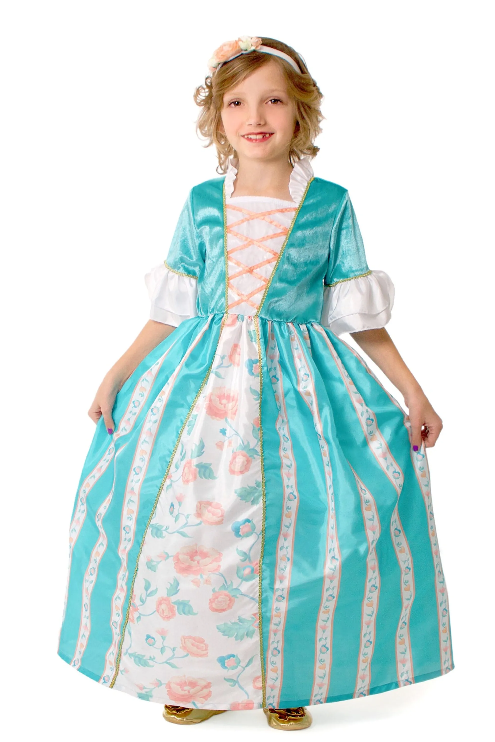 Little Adventures Dresses>Princess Ava With Headband