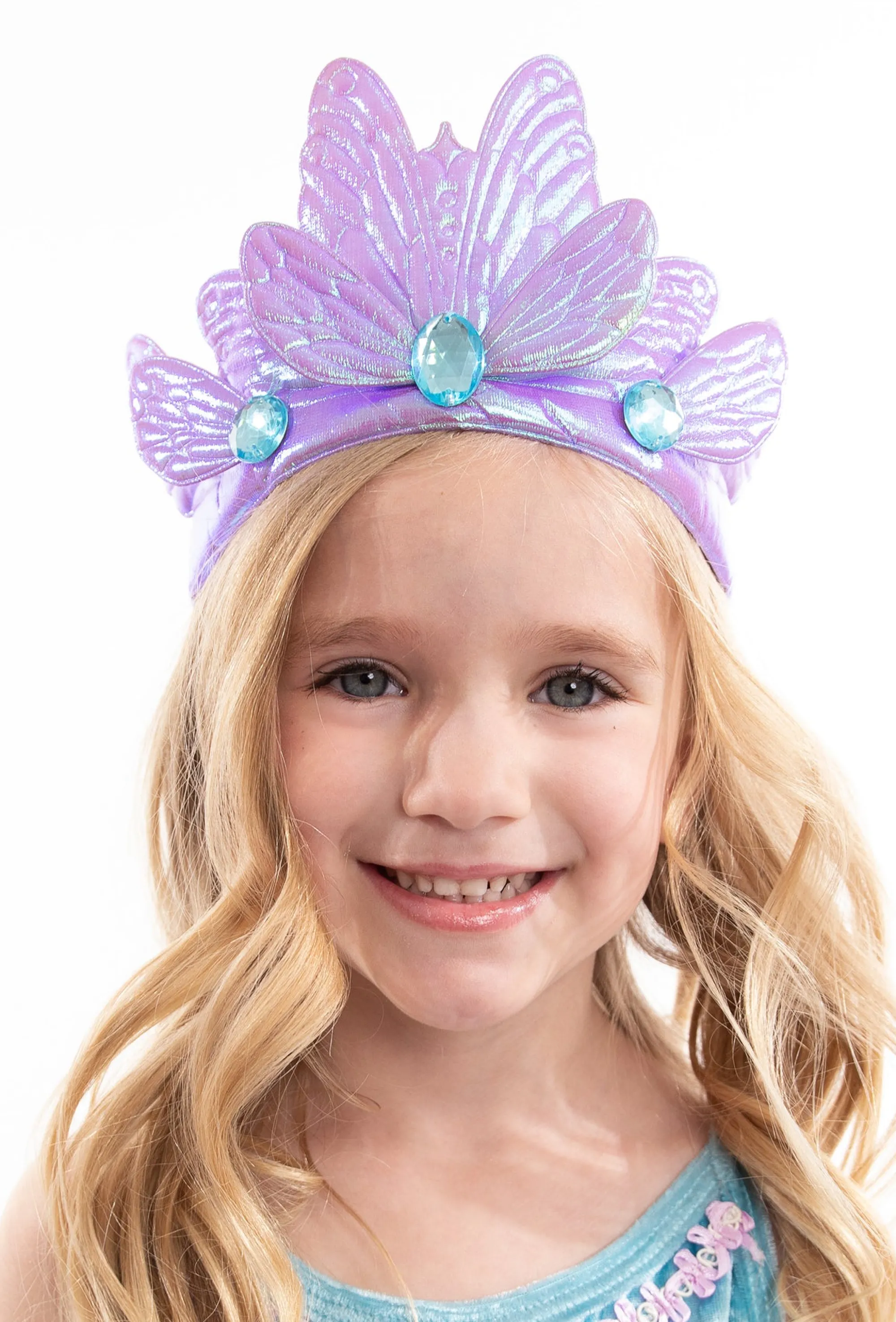 Little Adventures Accessories>Purple Butterfly Soft Crown