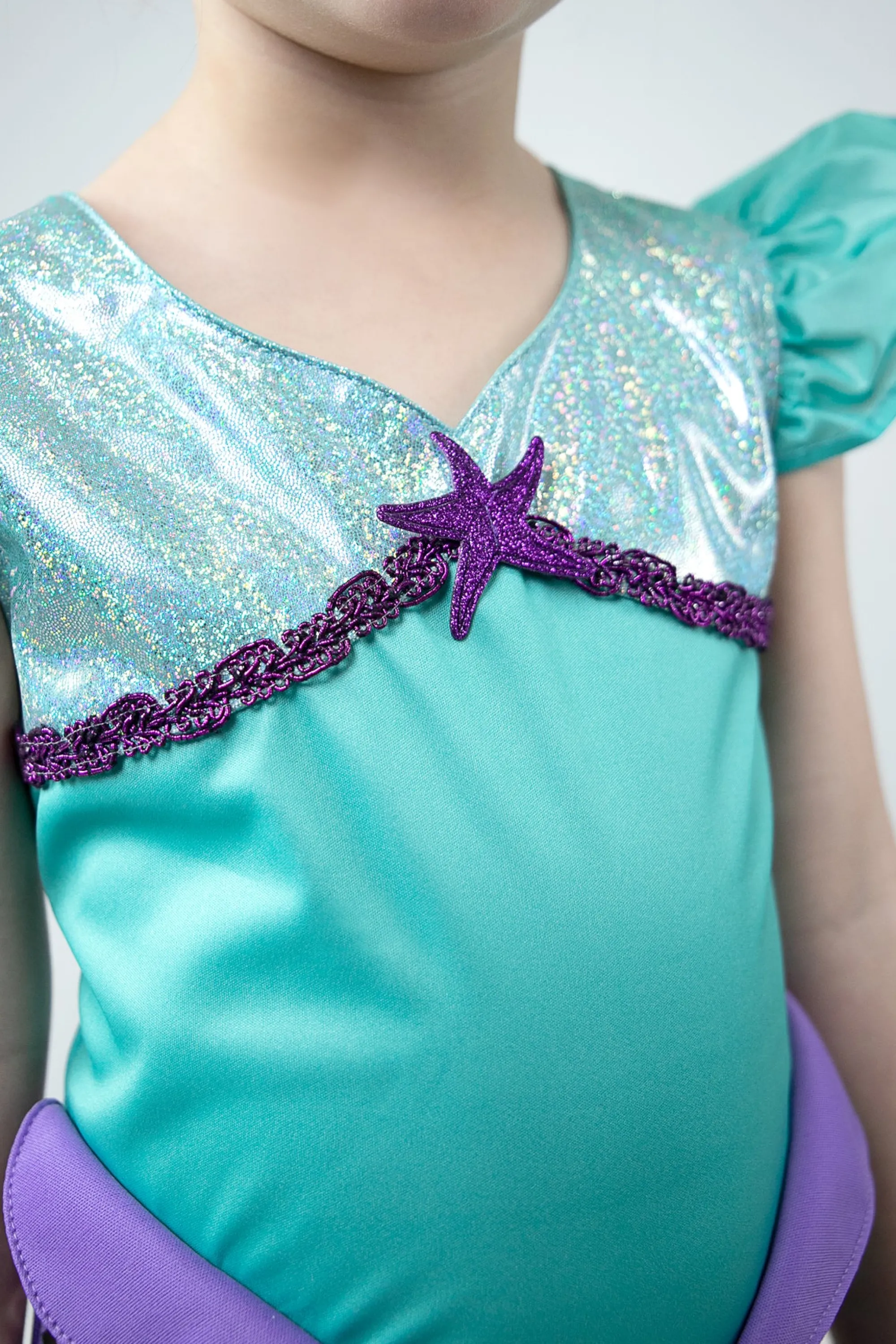 Little Adventures Dresses>Purple Sparkle Mermaid