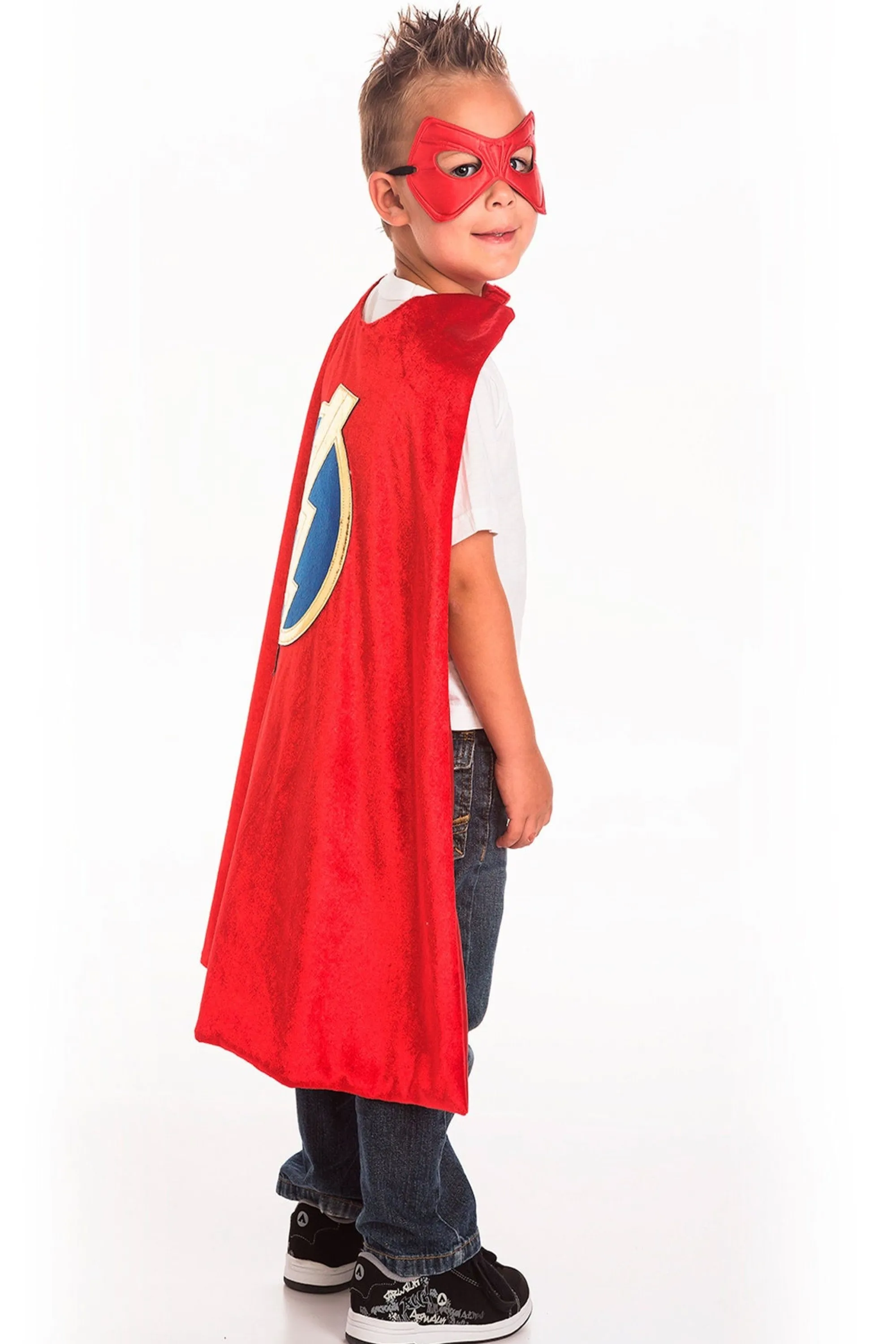 Little Adventures Dress Ups>Red Hero Cape & Mask Set