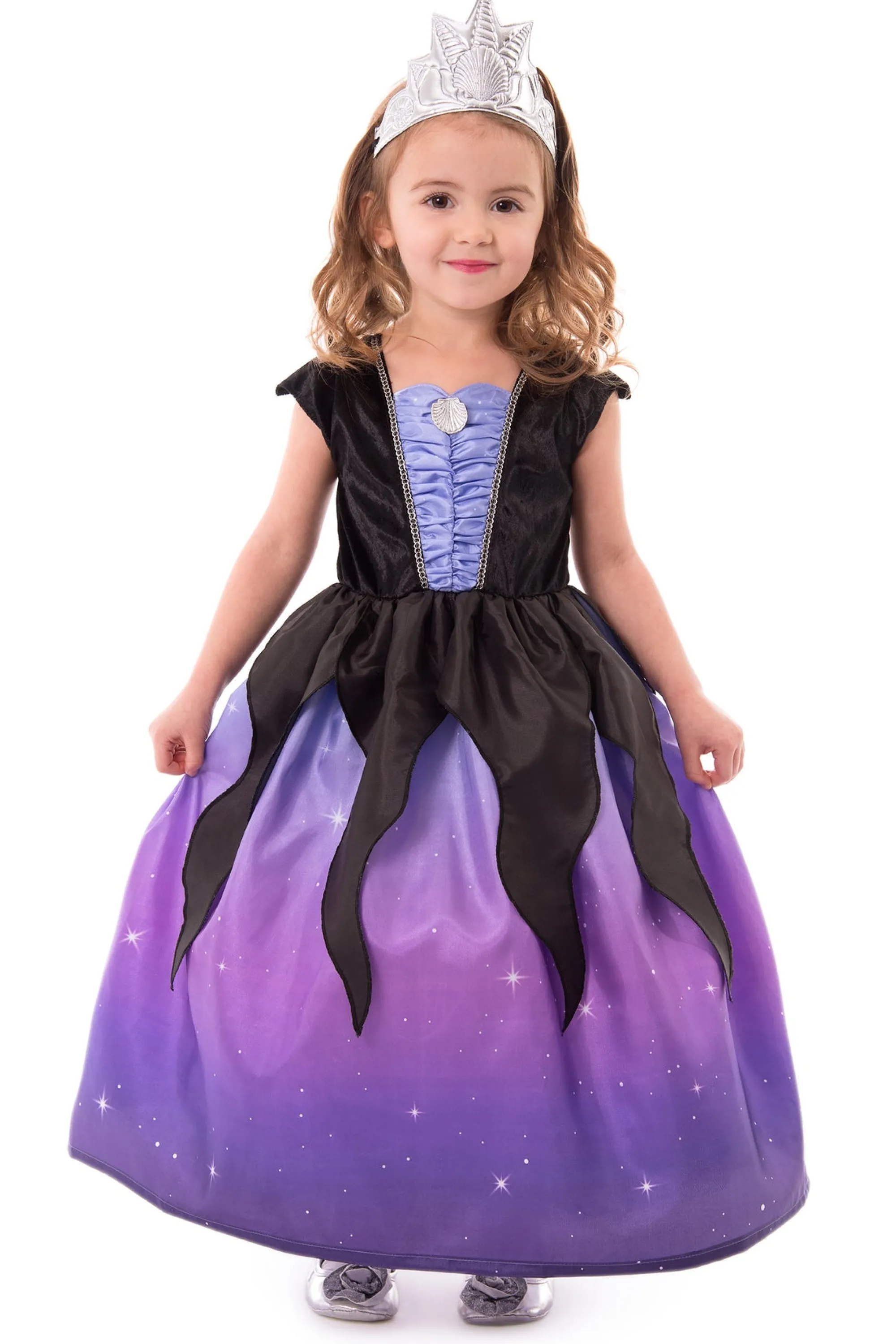 Little Adventures Dresses>Sea Witch With Soft Crown