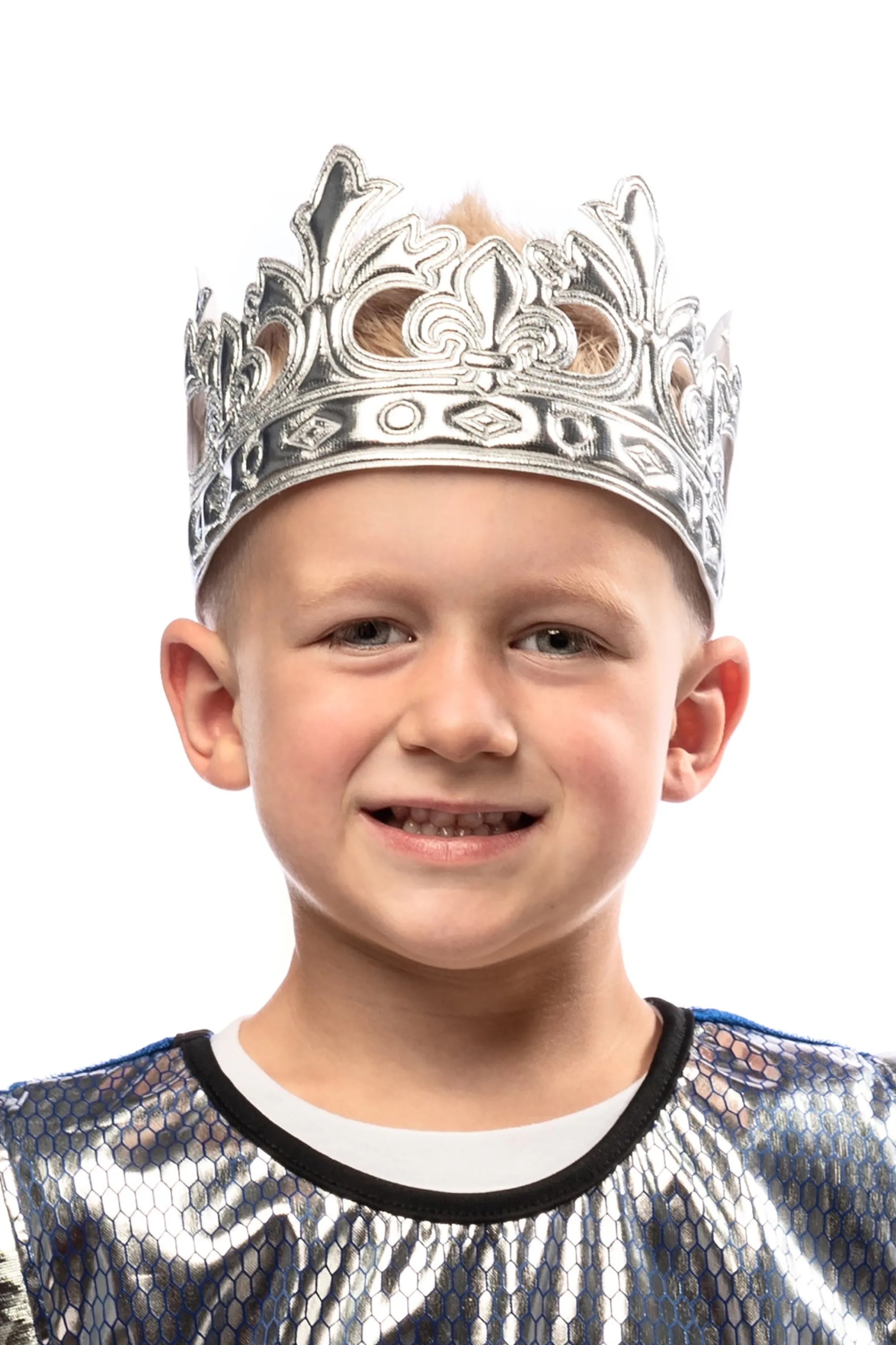 Little Adventures Accessories>Silver Prince Soft Crown