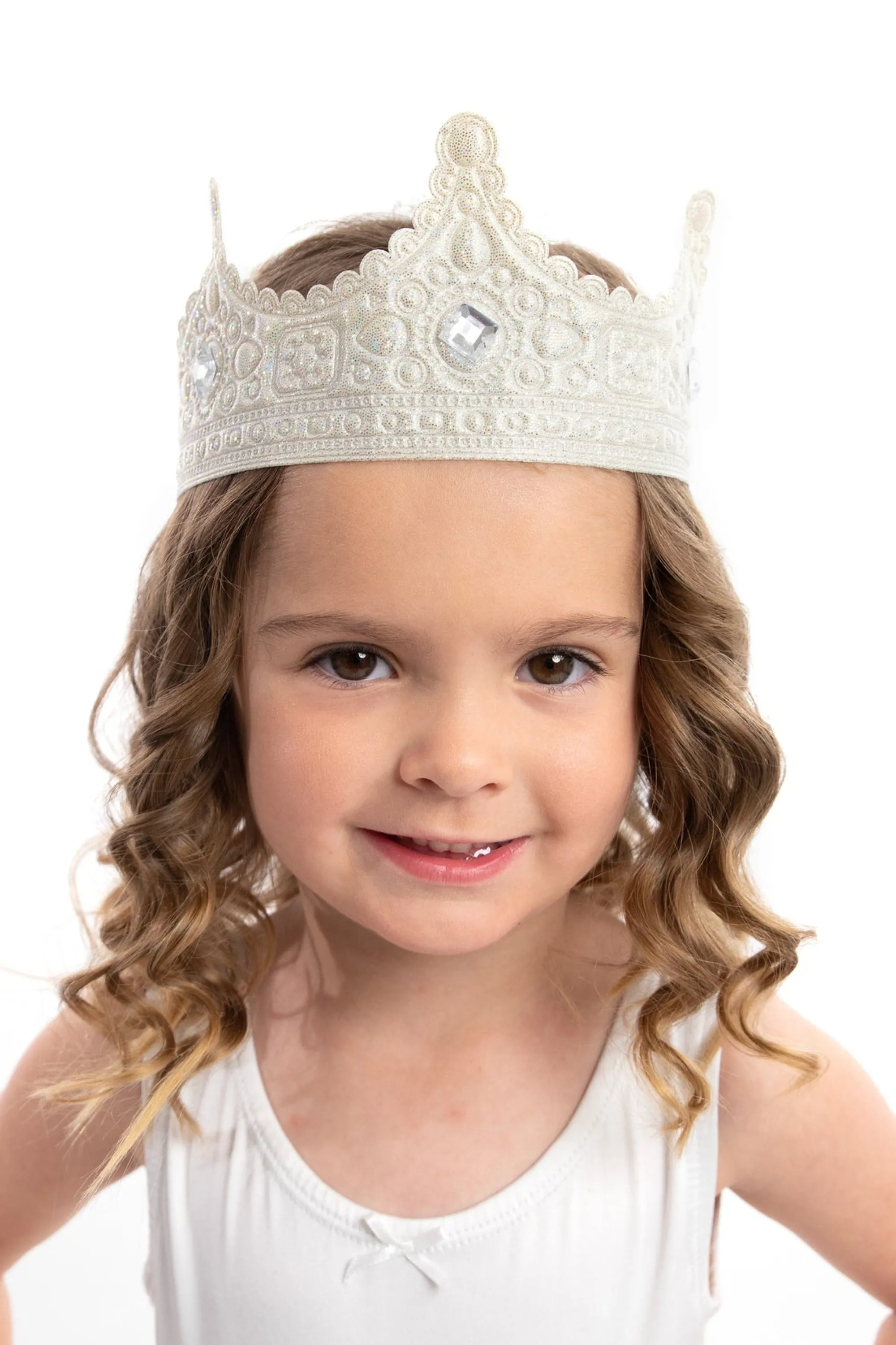 Little Adventures Accessories>Silver Royal Full Crown