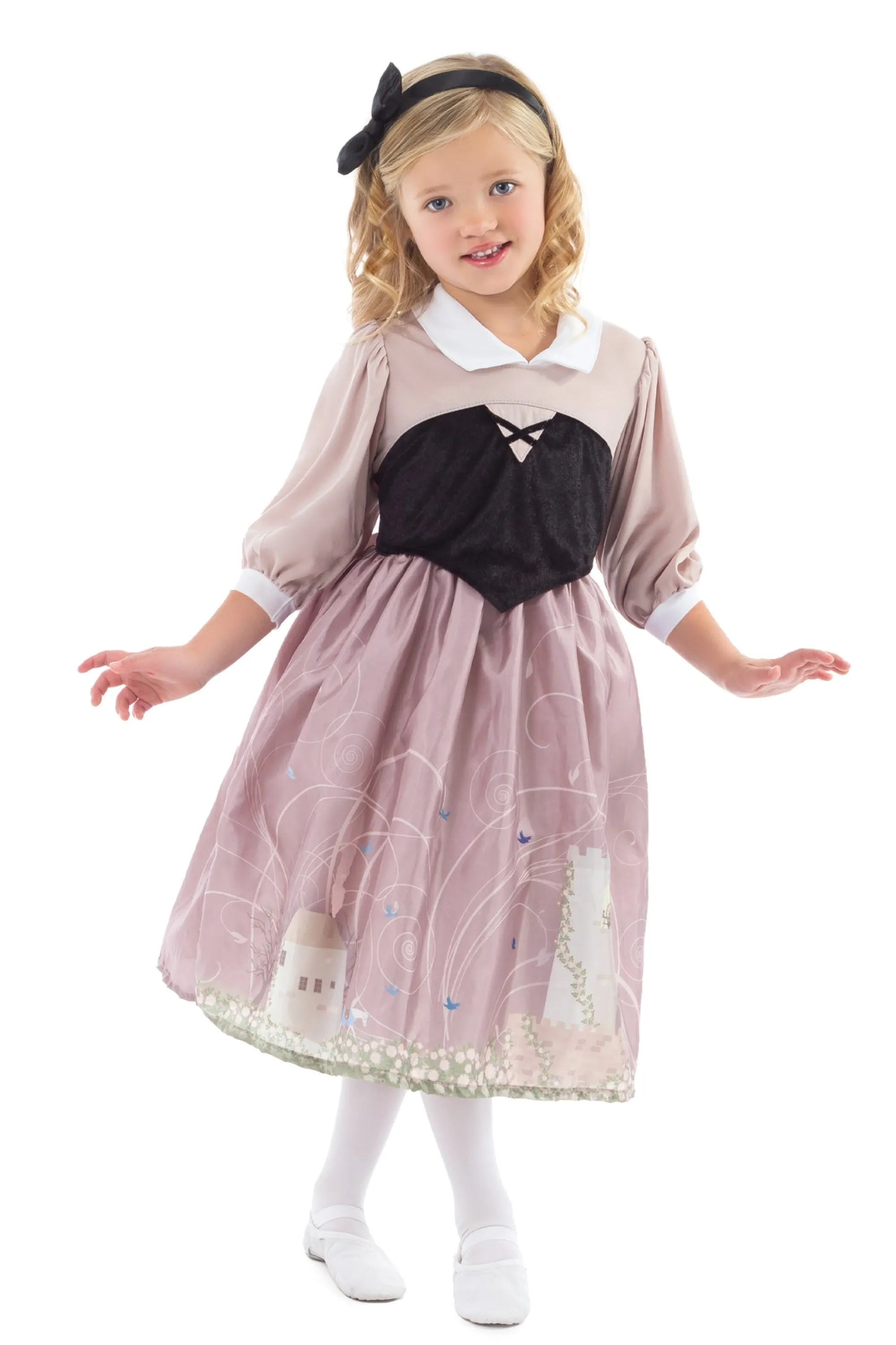 Little Adventures Dresses>Sleeping Beauty Day Dress With Headband