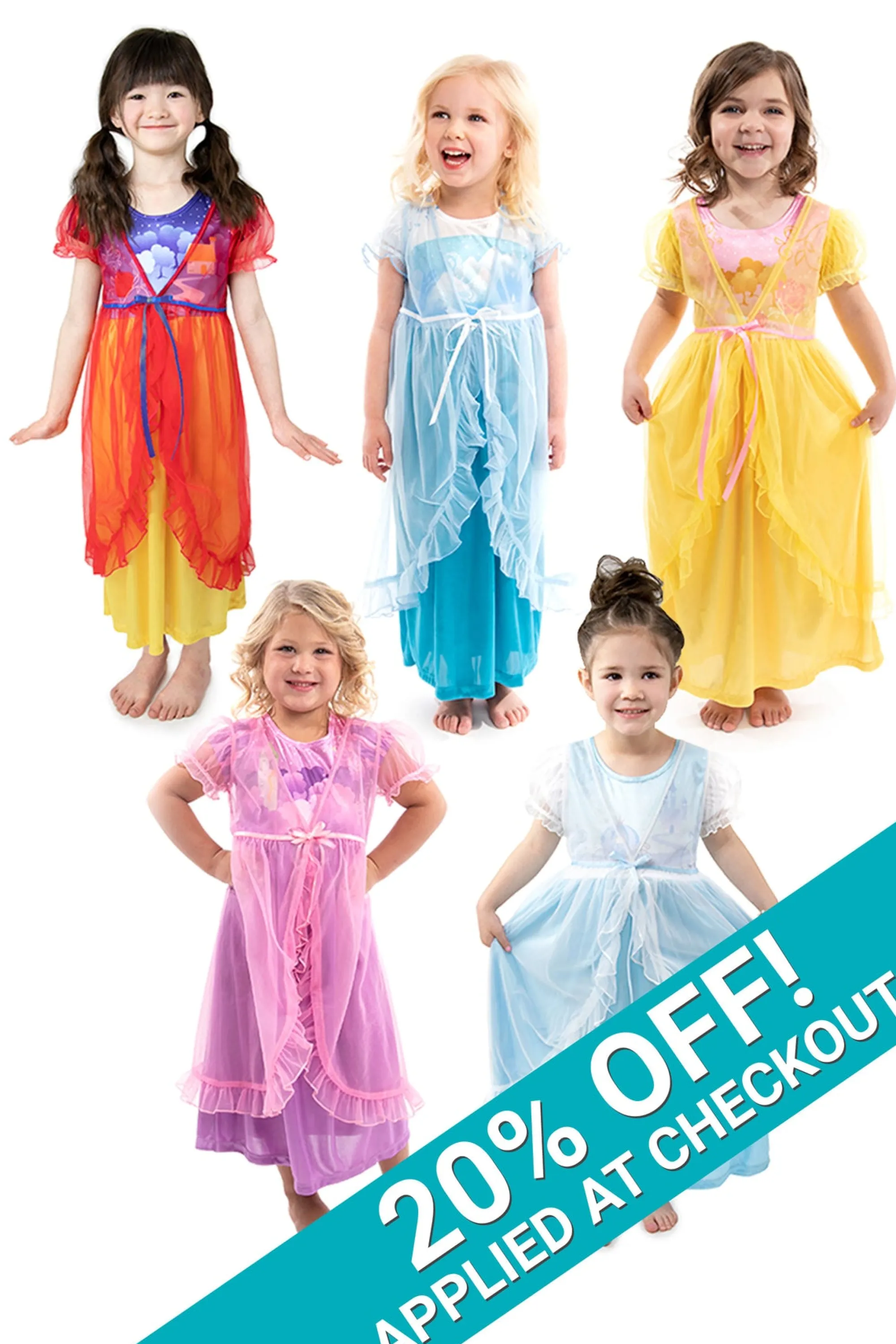 Little Adventures Nightgowns>**Sleepytime Princess Set**