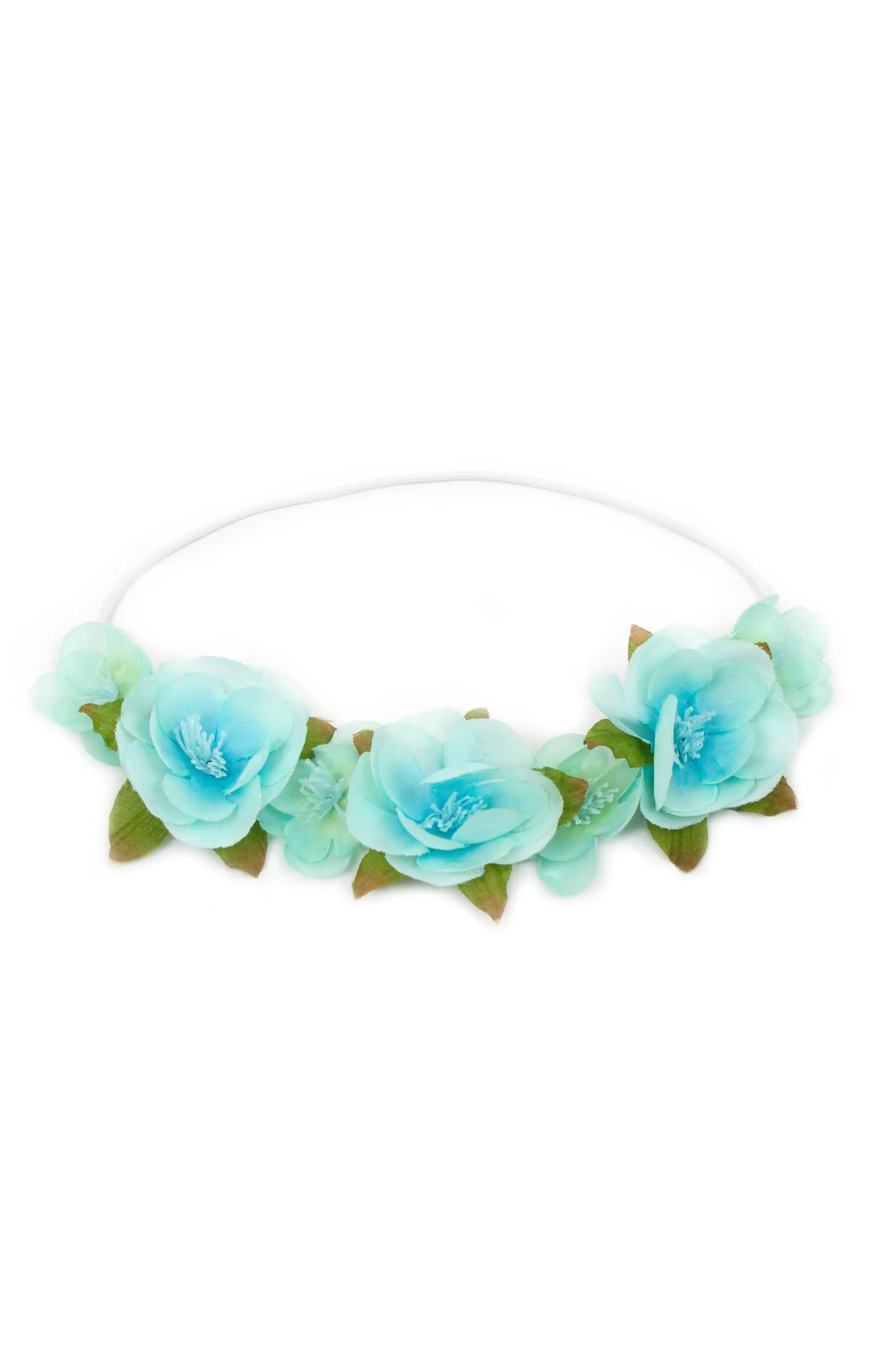 Little Adventures Accessories>Teal Flower Headband