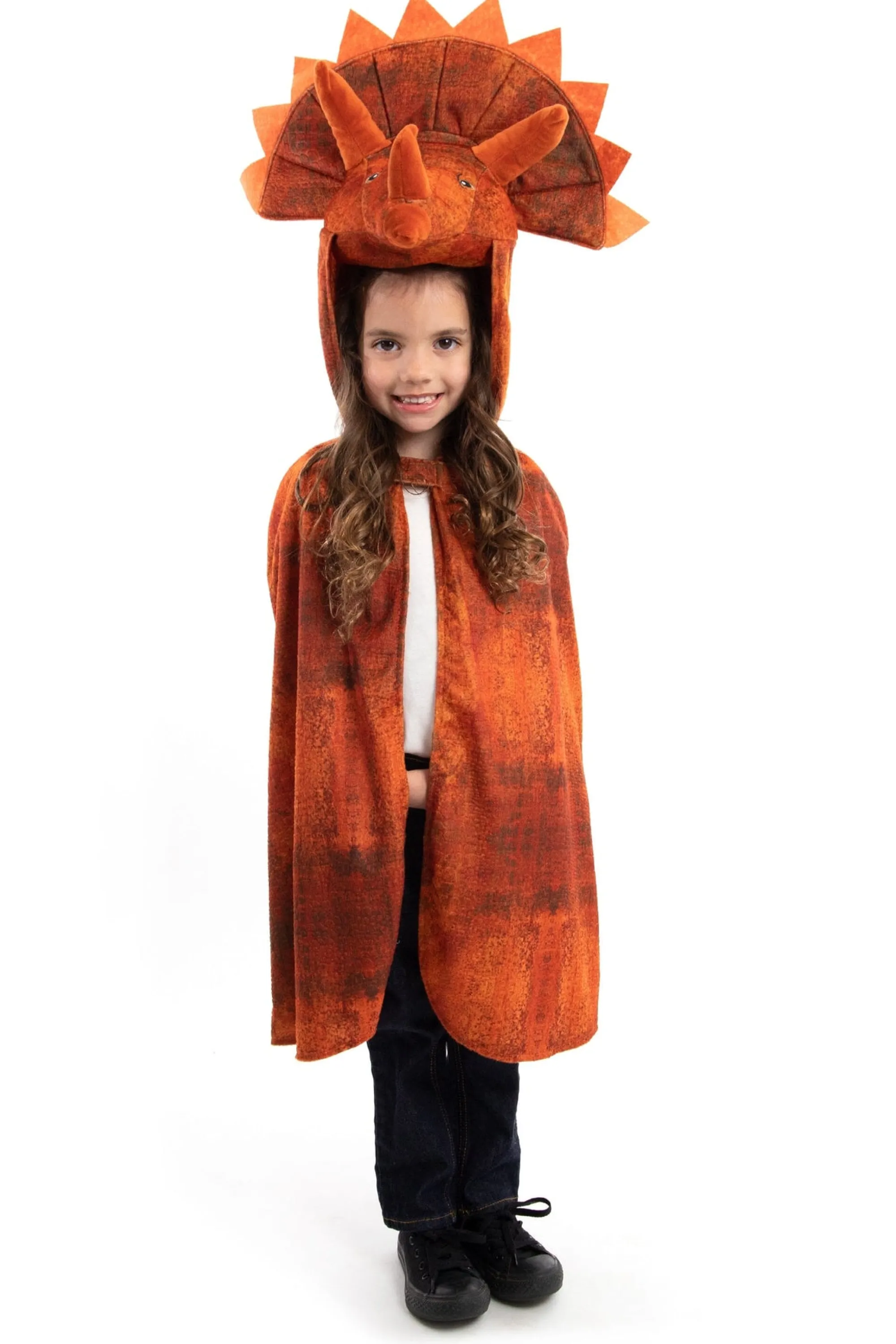 Little Adventures Dinosaurs>Triceratops Hooded Animal Cloak