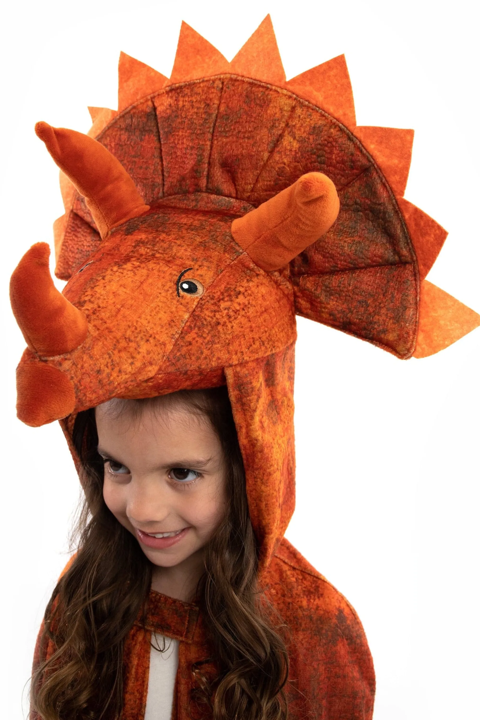 Little Adventures Dinosaurs>Triceratops Hooded Animal Cloak