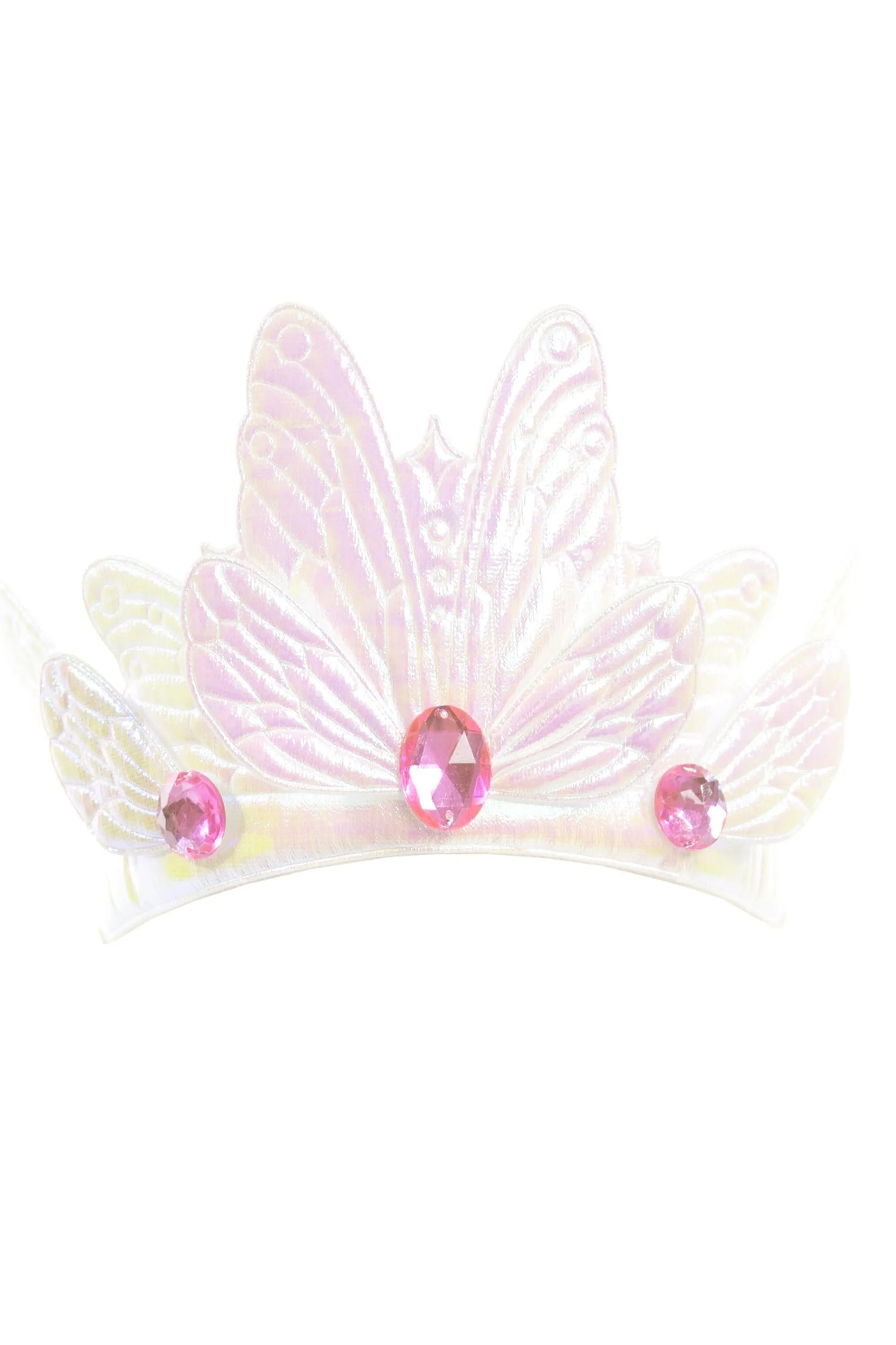 Little Adventures Accessories>White Butterfly Soft Crown