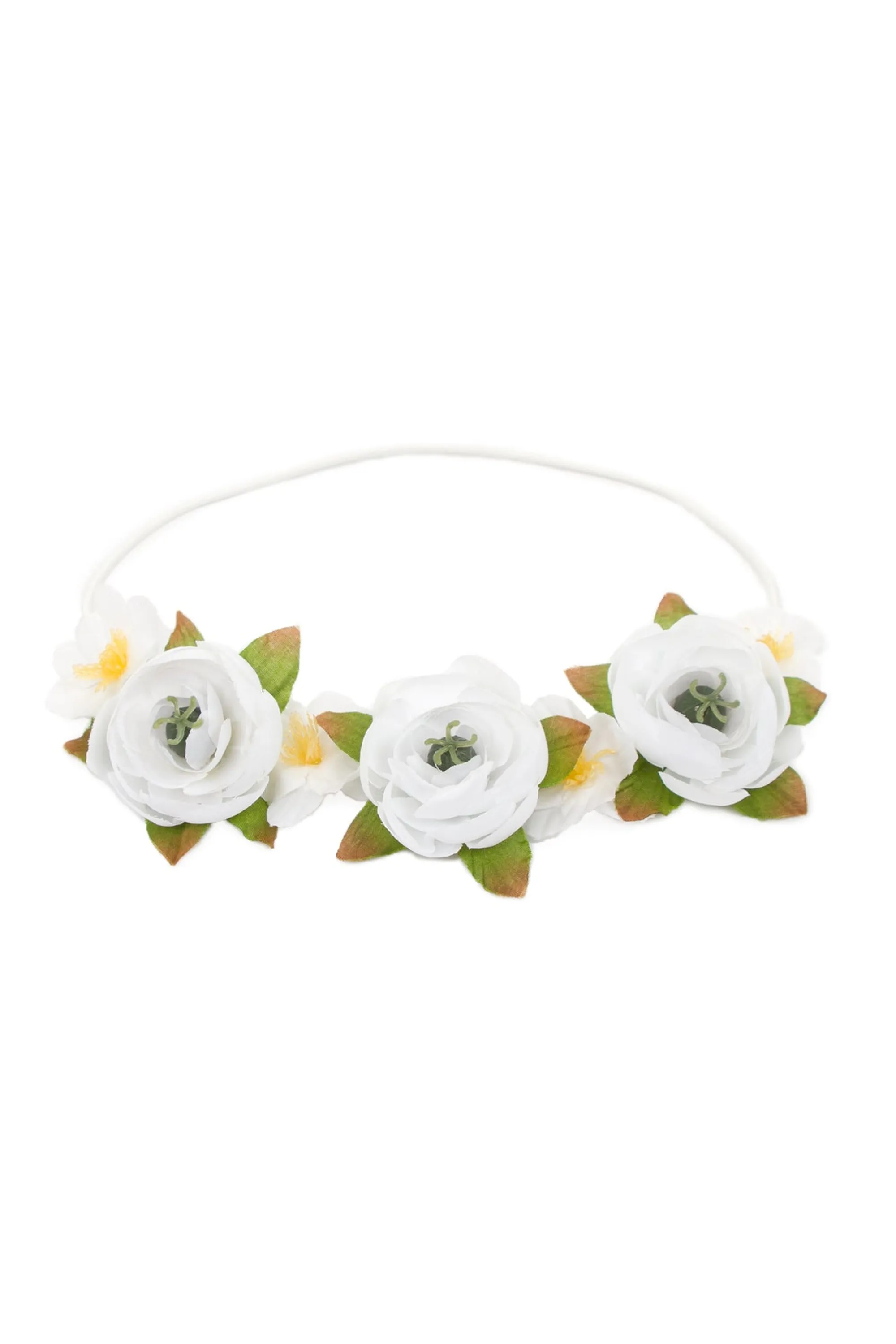 Little Adventures Accessories>White Flower Headband