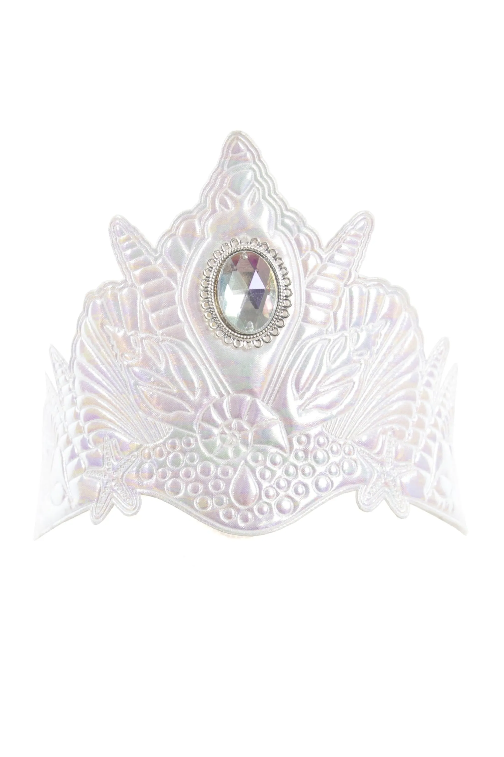 Little Adventures Accessories>White Mermaid Soft Crown