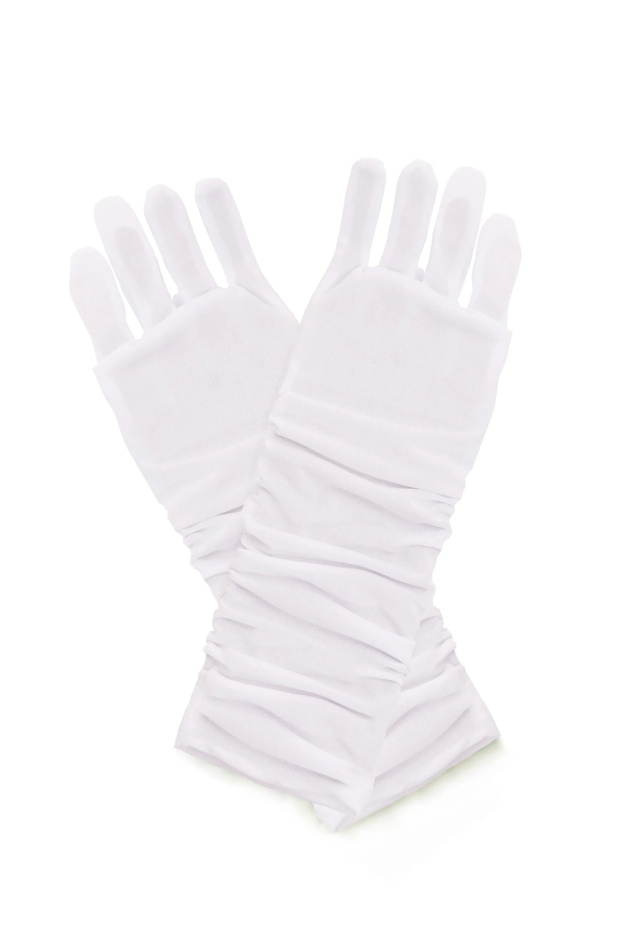 Little Adventures Accessories>White Princess Gloves