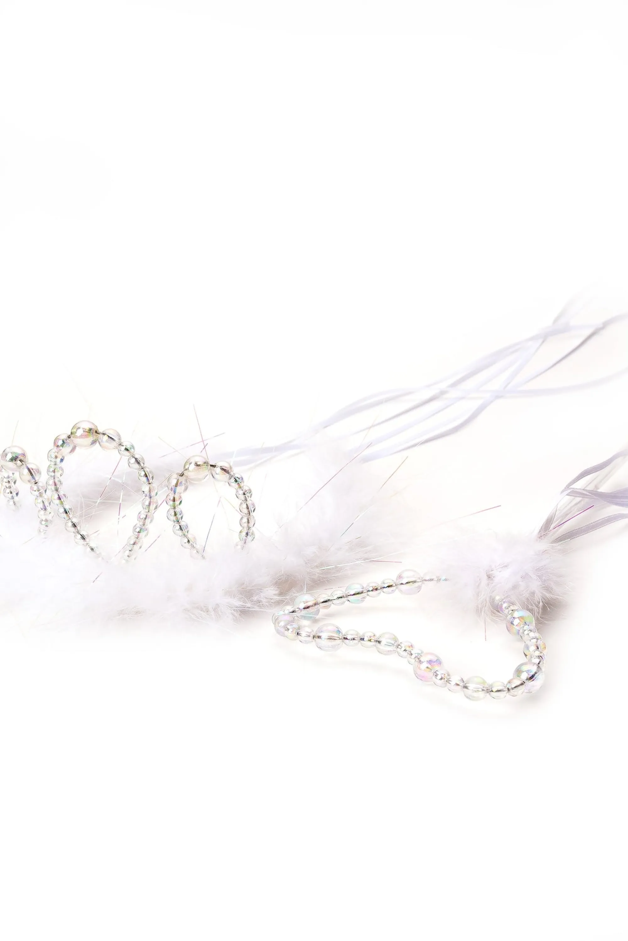 Little Adventures Accessories>White Wand & Tiara Set