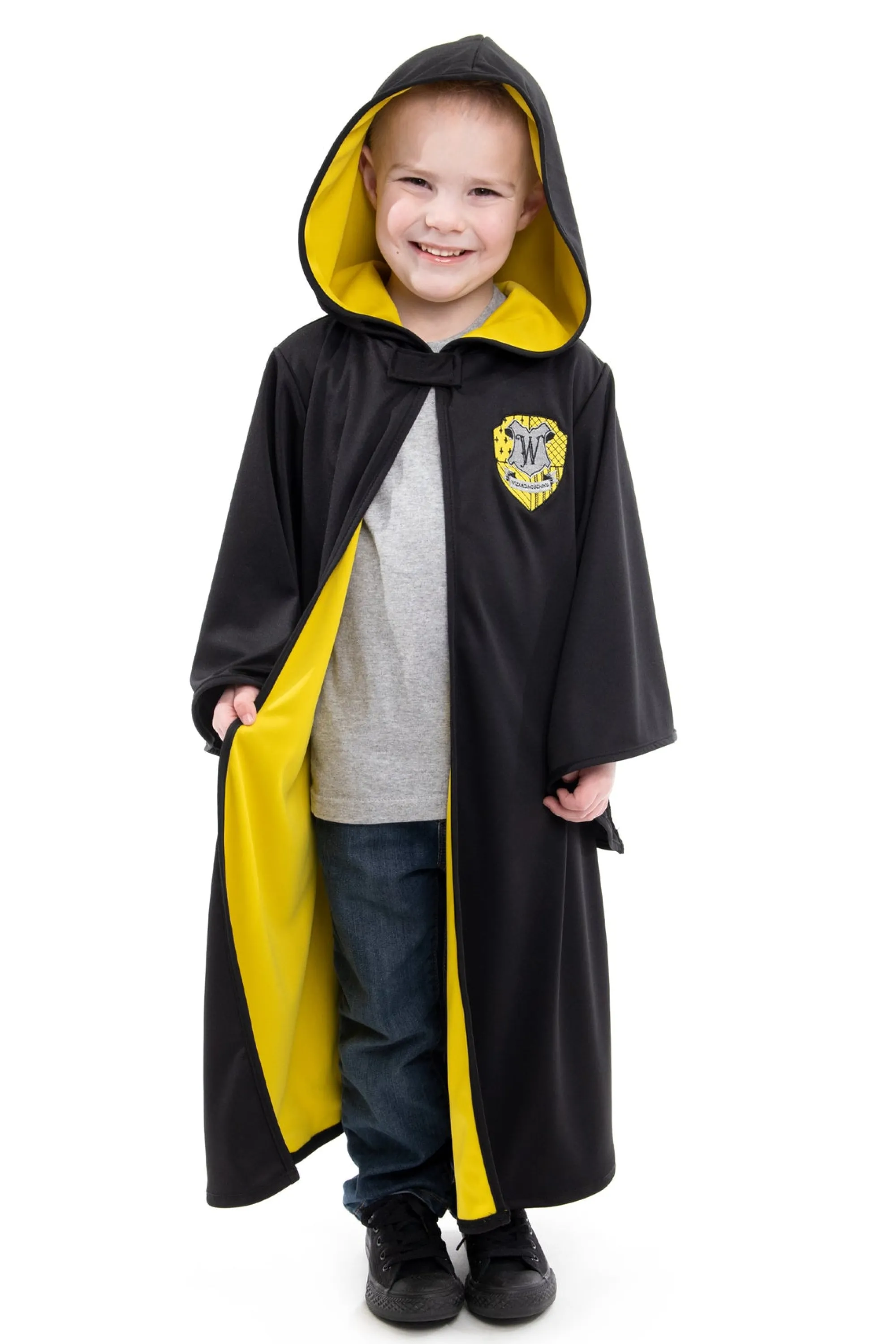 Little Adventures Wizards>Yellow Hooded Wizard Robe